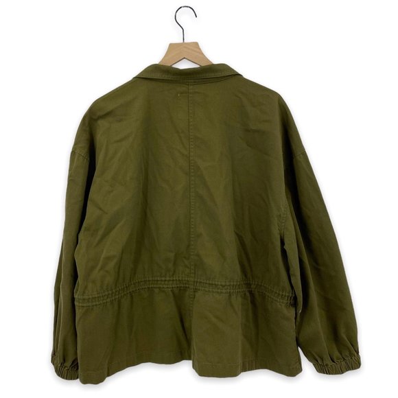 Madewell Highbury Military Jacket in Kale Green Size XL - Picture 7 of 10
